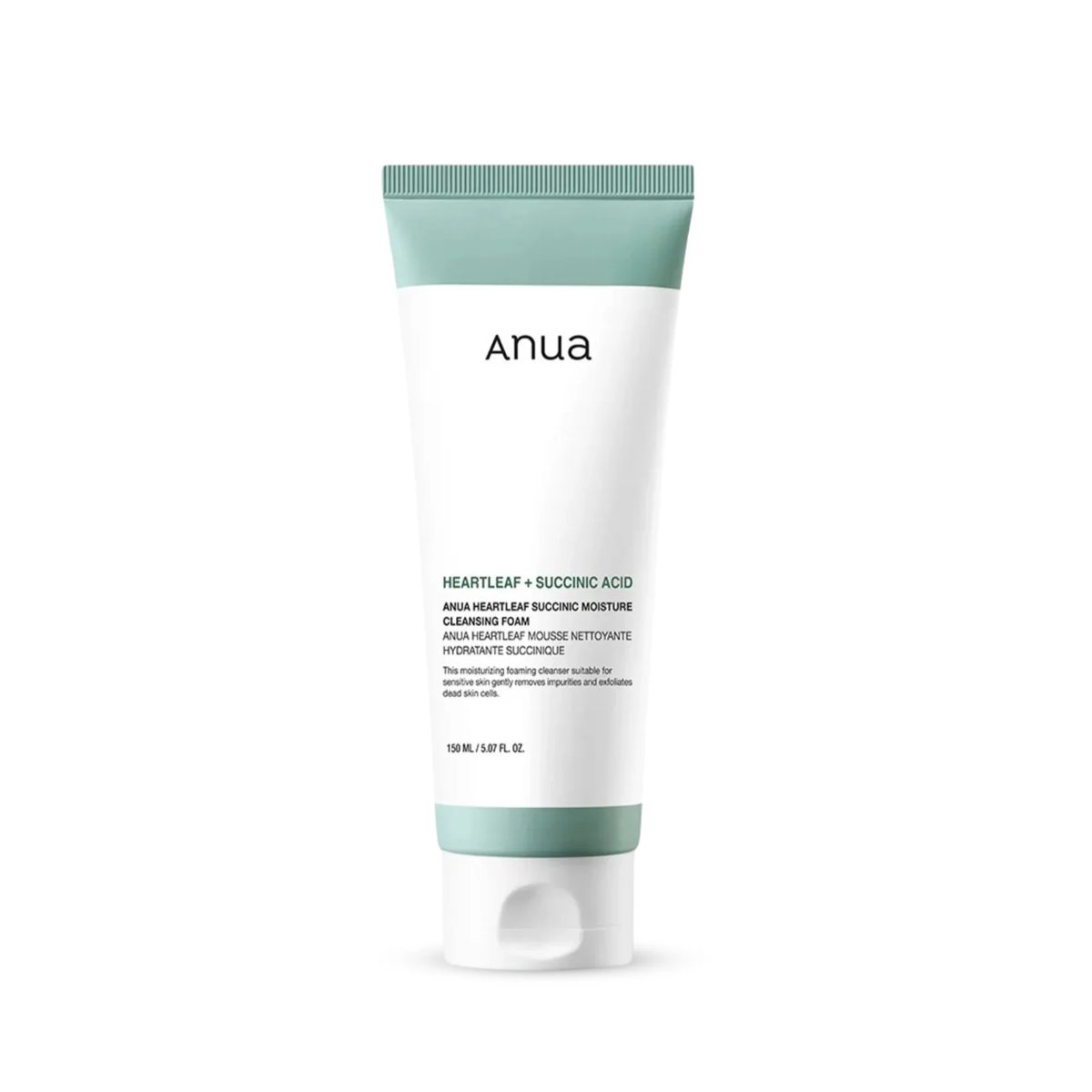 Anua Heartleaf + Succinic Acid Moisture Cleansing Foam