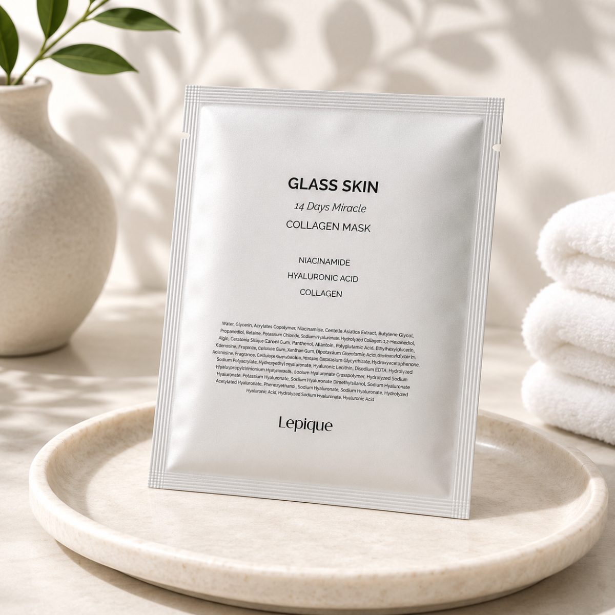 Lepique - Glass Skin 14Days Miracle Collagen Mask